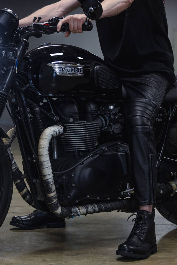 KATANA - Pantalon moto cuir