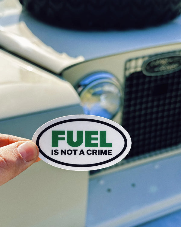 Pack 6 Stickers - Fuel is not a crime