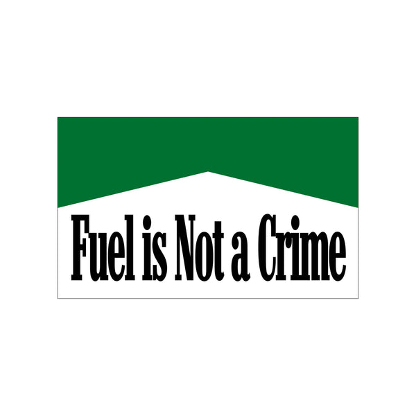 Pack 6 Stickers - Fuel is not a crime