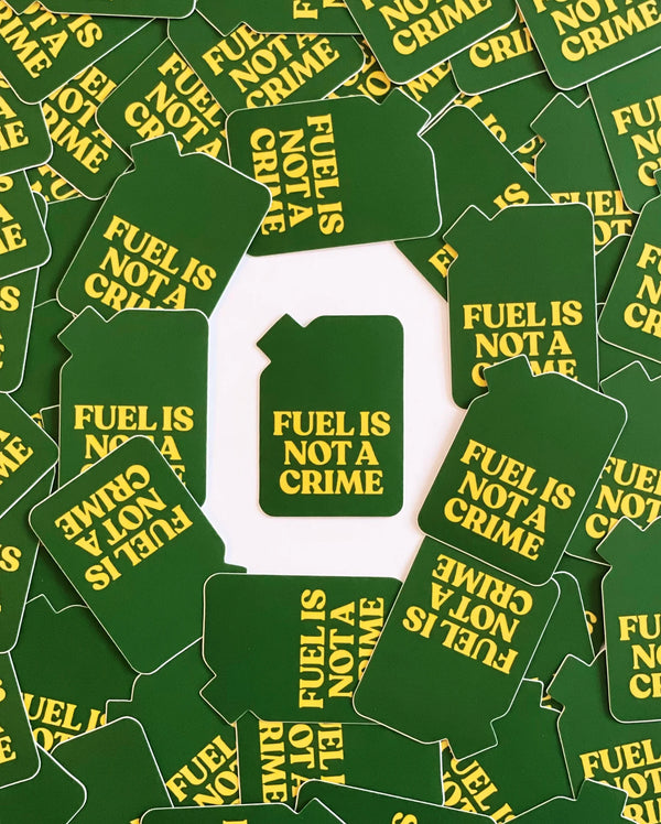 Pack 6 Stickers - Fuel is not a crime