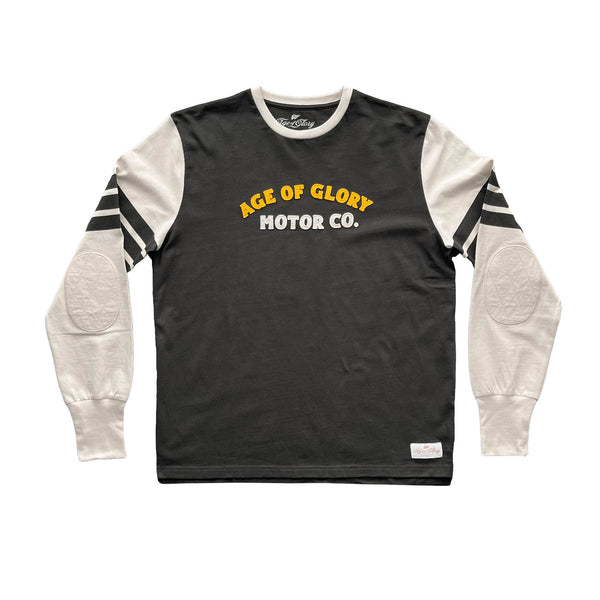 Tee-shirt ML Authentic Black Ecru