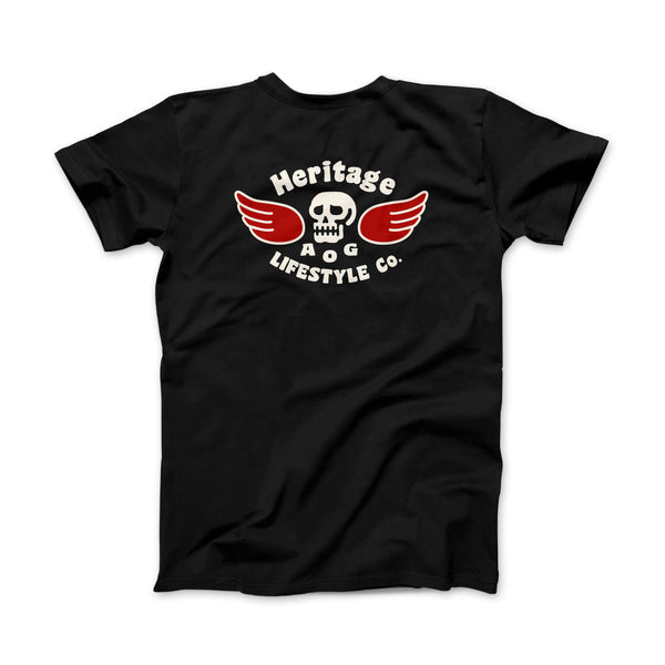 Tee-shirt Genuine Noir - Ecru