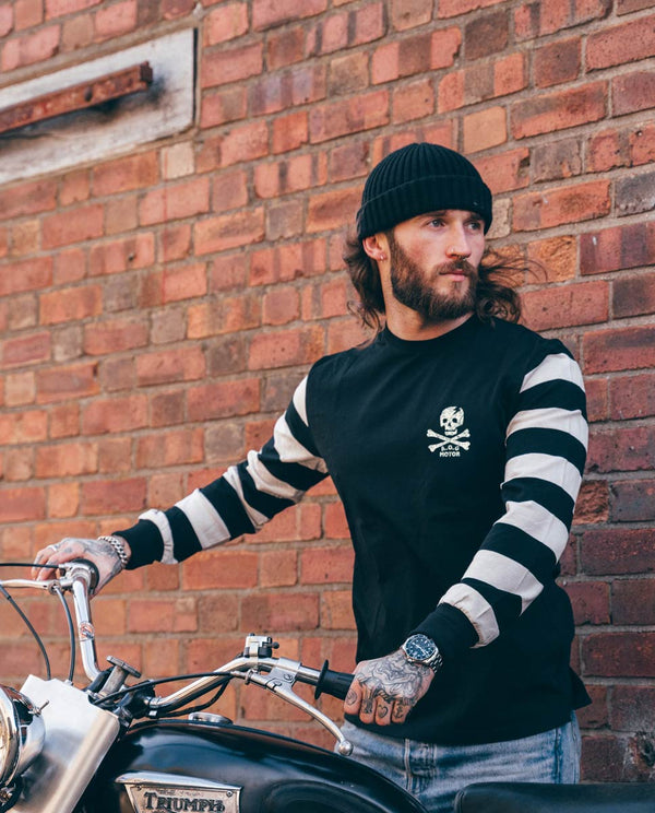 Tee-shirt ML Marauder Noir - Ecru