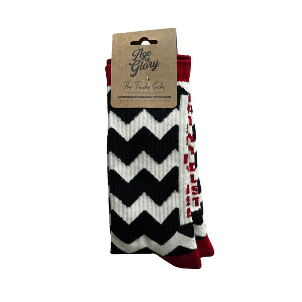 Chaussettes Tracks Off-white Black Burgundy