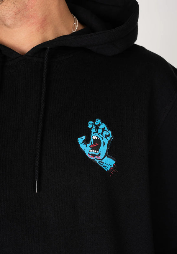 Hoodie Screaming Hand - Noir