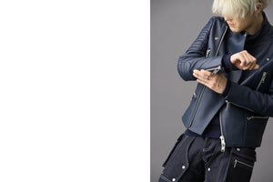 Blouson Padded Rider Dark Blue