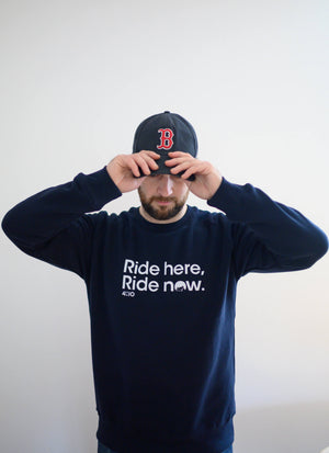 Sweat "Ride Here, Ride Now" Bleu nuit