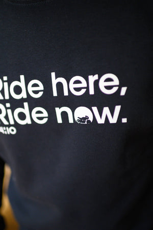 Sweat "Ride Here, Ride Now" Bleu nuit