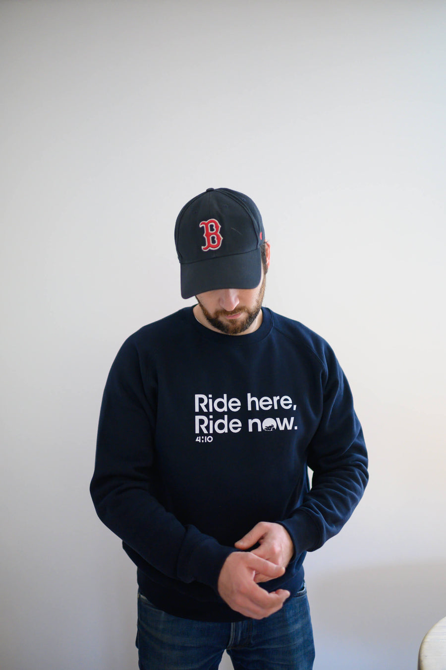 Sweat "Ride Here, Ride Now" Bleu nuit