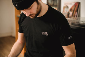 Tee-shirt 4h10 MOTO CUSTOM noir