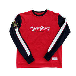 Trophy LS Tee Rouge Noir