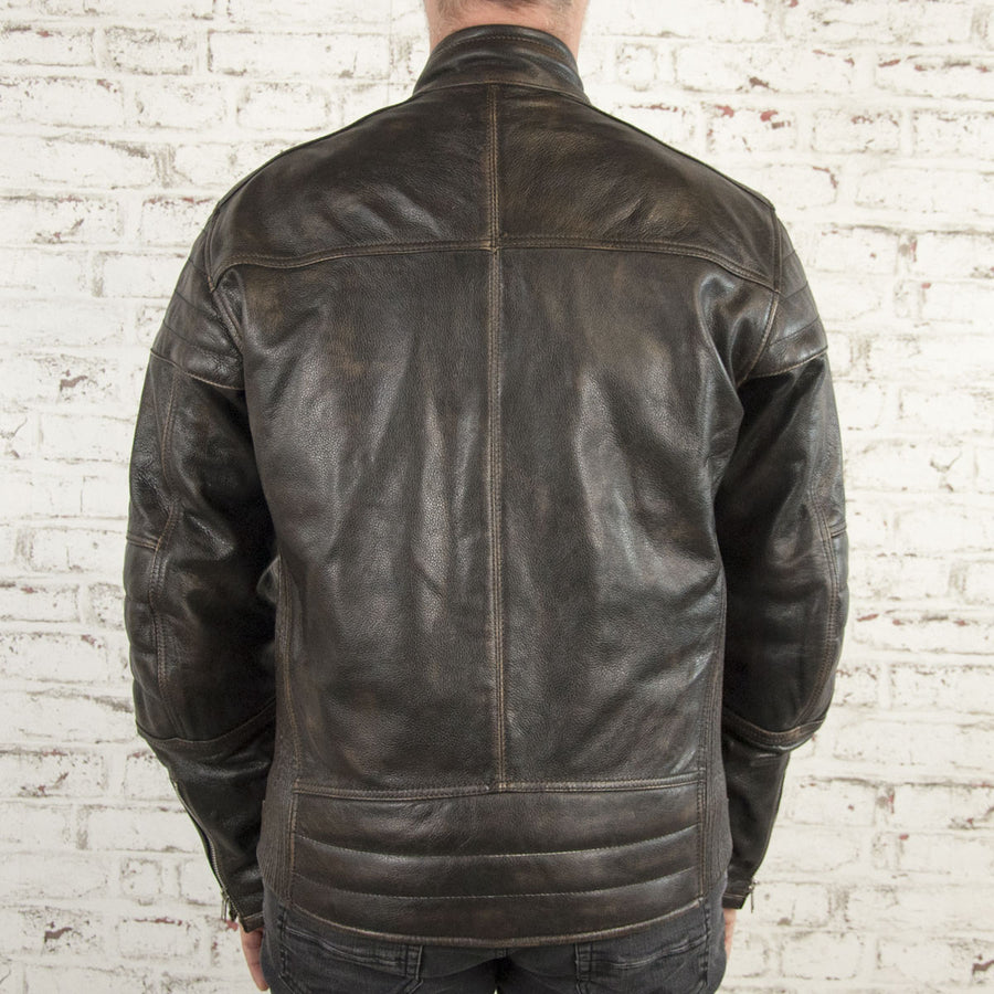 Blouson cuir moto Rocker Black used