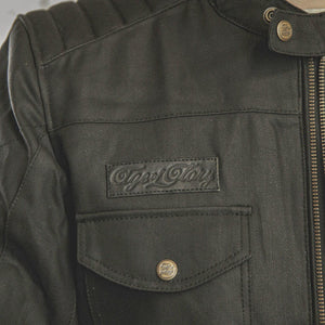 Veste Worker CE Coated Denim Jacket Black
