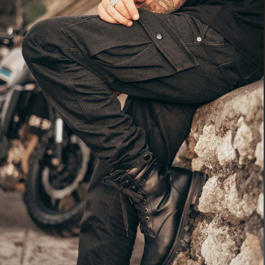 Pantalon MARK KEV01 - Cargo Noir - Homologué AA