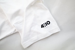Tee-shirt 4h10 MOTO CUSTOM blanc